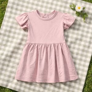 NWT Bubble Baby Girls Bamboo Short Sleeve Pale Lavender Twirl Dress- Size 18-24M